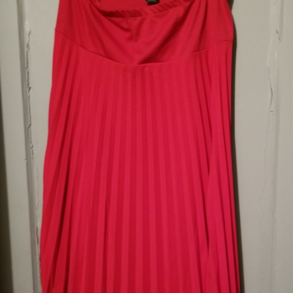 Long Red skirt